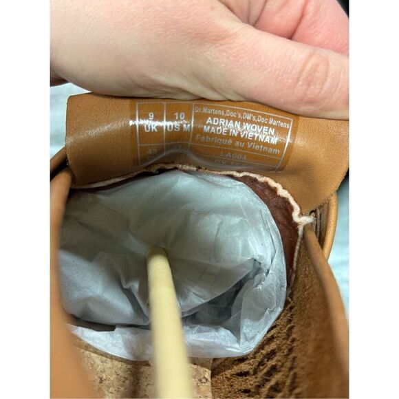 New Dr Martens Adrian Woven Tassel Kiltie Loafers British Tan - Picture 6 of 7